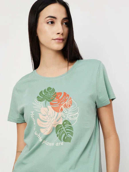 Tropical Summer Lounge Set | Exotic Palm Print