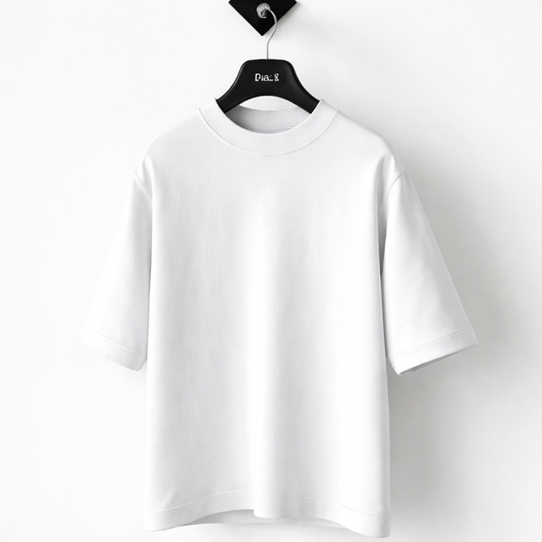 Drop Shoulder White