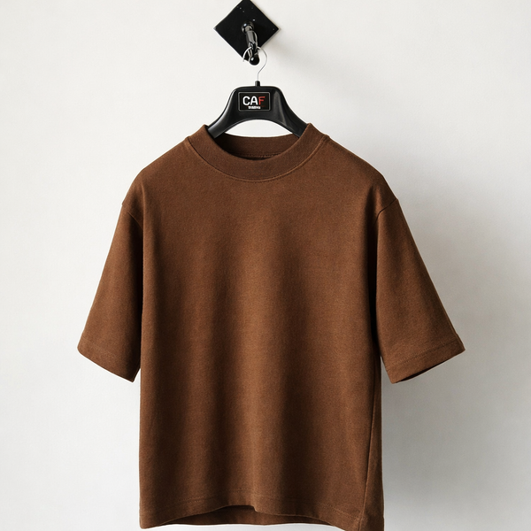 Drop Shoulder Brown
