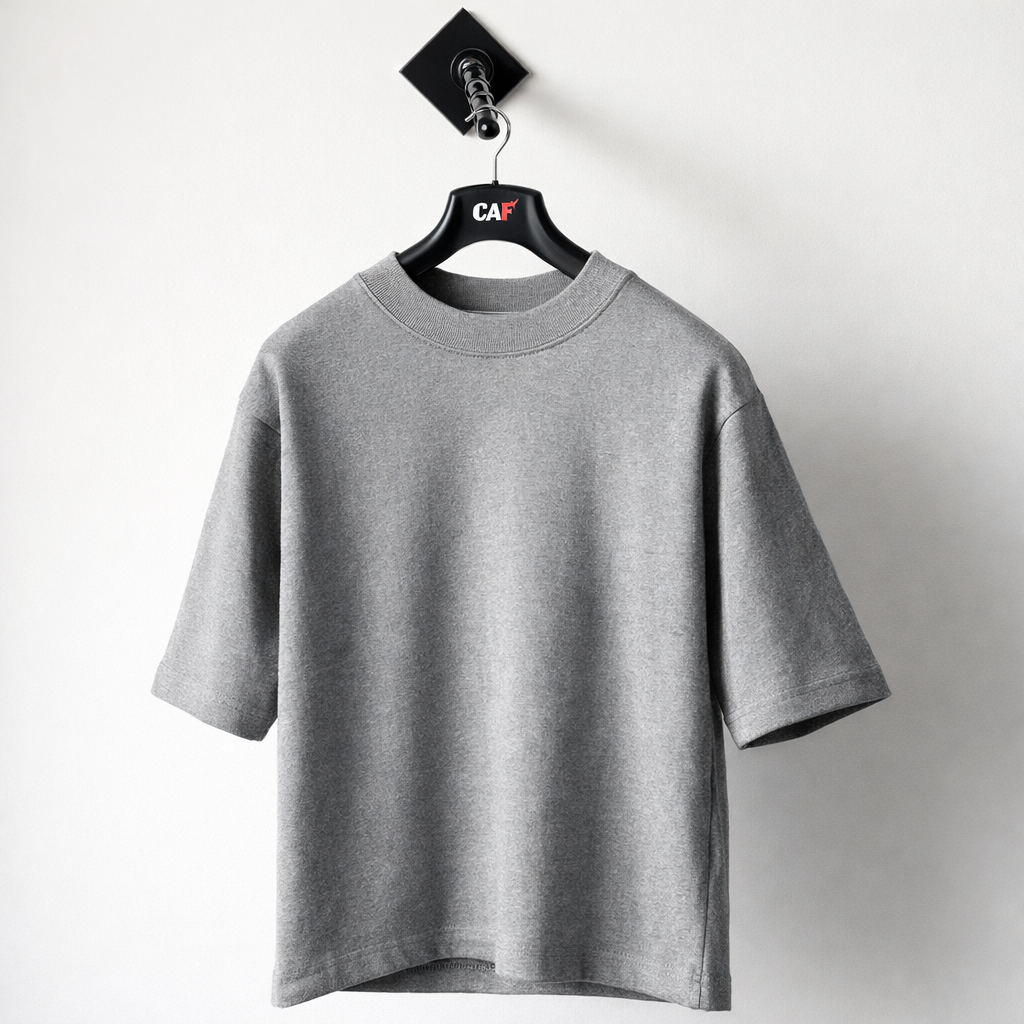 Drop Shoulder Dark Grey