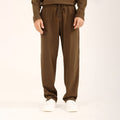 Men's Urban Baggy Fit Sweatpants | Heavyweight French Terry - Chocolate Brown