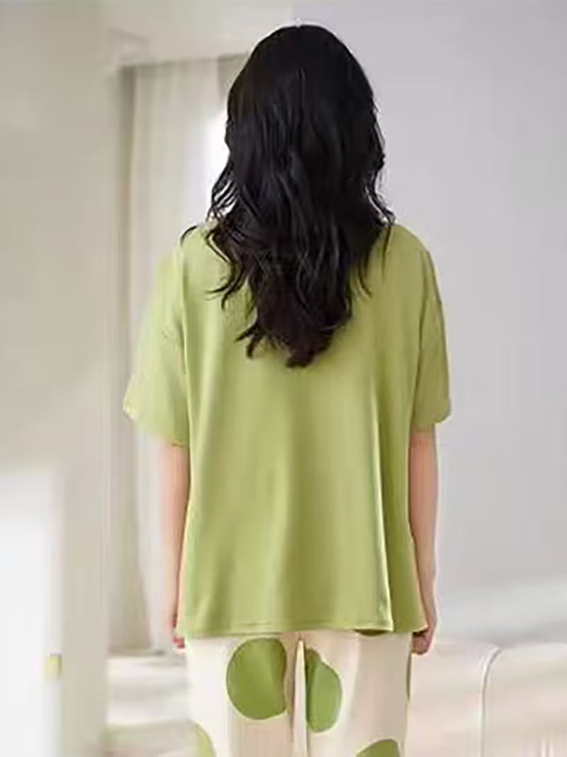 Funky Avocado Graphic PJ Set | Fresh Green