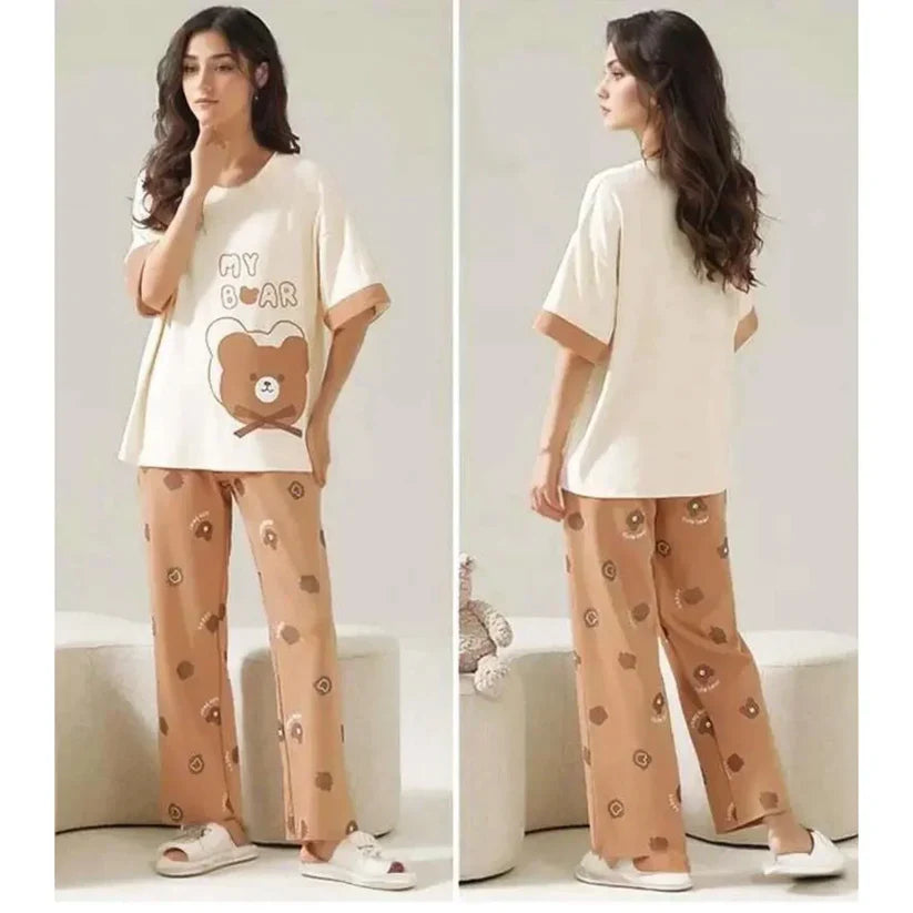 My Bear Cozy PJ Set | Character Graphic Print