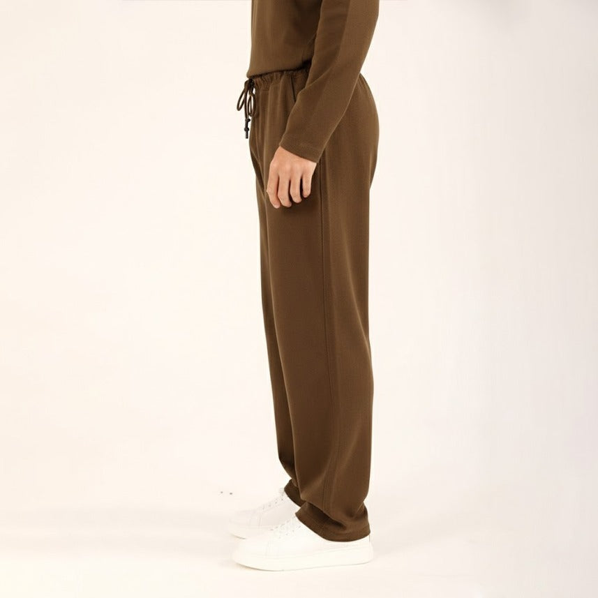 Men's Urban Baggy Fit Sweatpants | Heavyweight French Terry - Chocolate Brown