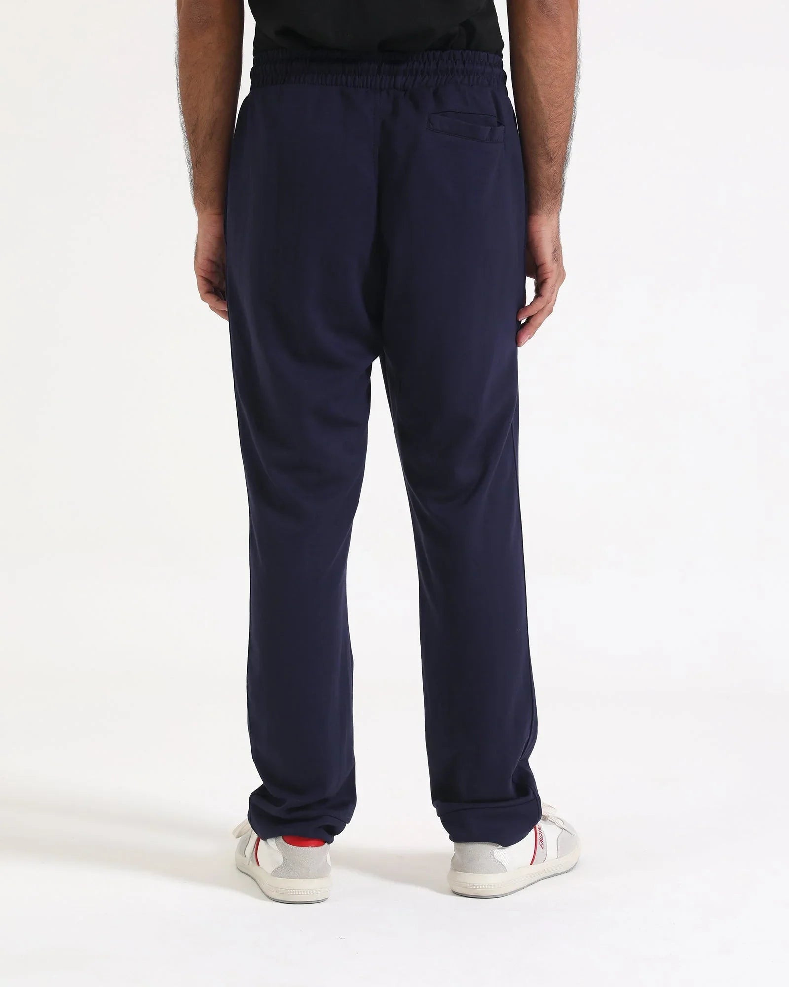 Men's Urban Baggy Fit Sweatpants | Ultra-Warm Winter Fleece - Navy Blue