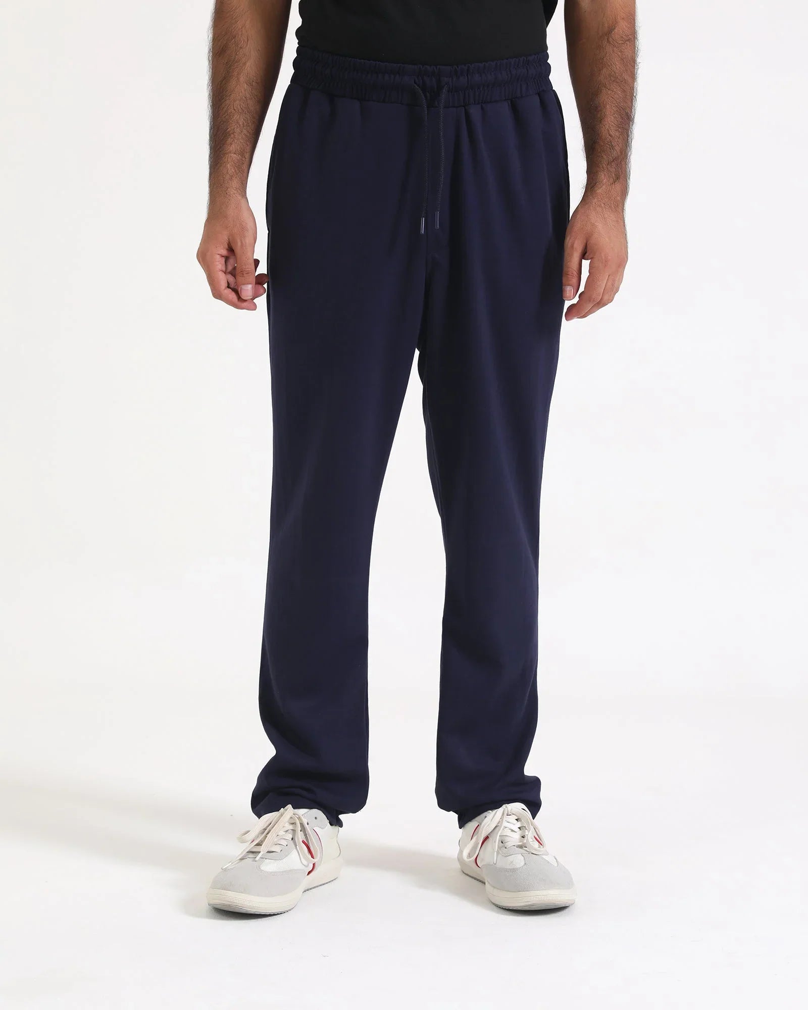 Men's Urban Baggy Fit Sweatpants | Ultra-Warm Winter Fleece - Navy Blue