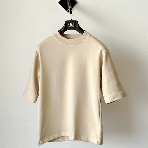 Drop Shoulder Beige