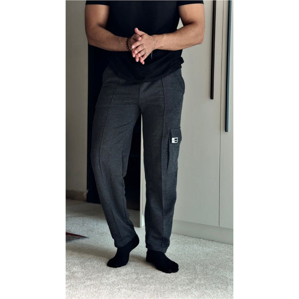 Men's Urban Cargo Sweatpants | Heavyweight French Terry - Graphite Charcoal