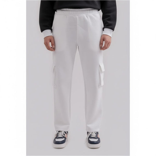 Final Title Unisex Urban Cargo Sweatpants | Heavyweight French Terry - Off White
